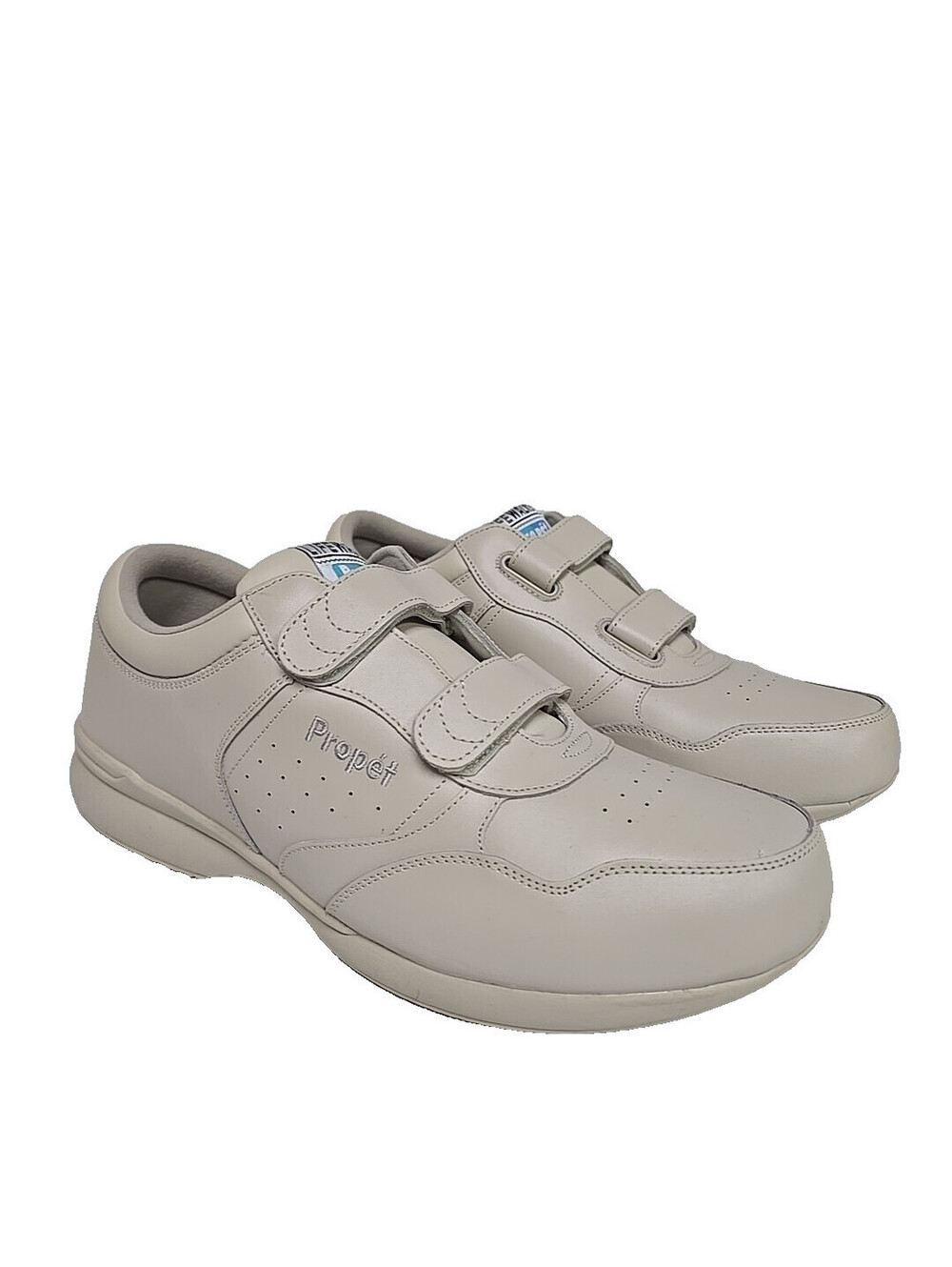 Propet Men's M3705 Lifewalker Strap Walking Shoe Sport White Size 15 EW